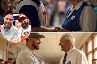 NFL Star Travis Kelce Hunts Down Janitor Who Fed Him as a Hungry Teen — His Halftime Surprise at Arrowhead Left 70,000 Fans Sobbing! The Heartbreaking Backstory & Life-Changing Gift Will Restore Your Faith in Humanity…