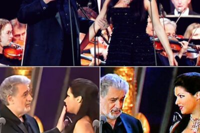 “When Legends Collide: The Electrifying Moment Anna Netrebko and Plácido Domingo Redefine Opera Magic in ‘Lippen schweigen’ – A Duet That Transcends Time, Leaving Audiences Breathless”  Their voices don’t just harmonize—they ignite. Two titans of opera, Netrebko’s crystalline soprano and Domingo’s golden baritone, weave a spellbinding tapestry of sound in The Merry Widow’s most iconic duet. This isn’t mere performance; it’s alchemy. Every note pulses with unspoken longing, every phrase drips with theatrical brilliance. The stage dissolves into a realm where artistry and passion fuse, revealing why these icons dominate their craft. Critics call it “flawless,” but the truth is wilder: it’s a rare cosmic alignment of talent, where technique melts into raw, heart-stopping emotion. The world leans in. History pauses. And opera is forever changed.